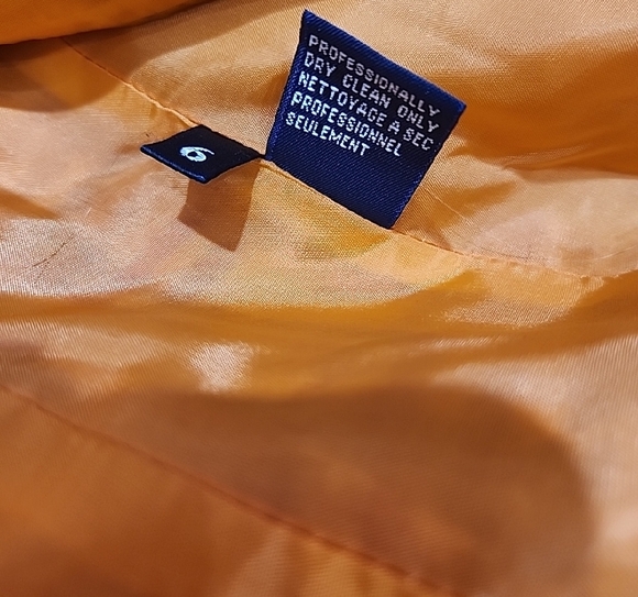 Burberry Orange and Red Plaid Fabric - Picture 4 of 12